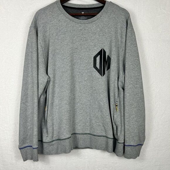 Bombas Crewneck Pullover‎ Sweatshirt Make A Minor Change Gray Black XXL - Picture 1 of 10